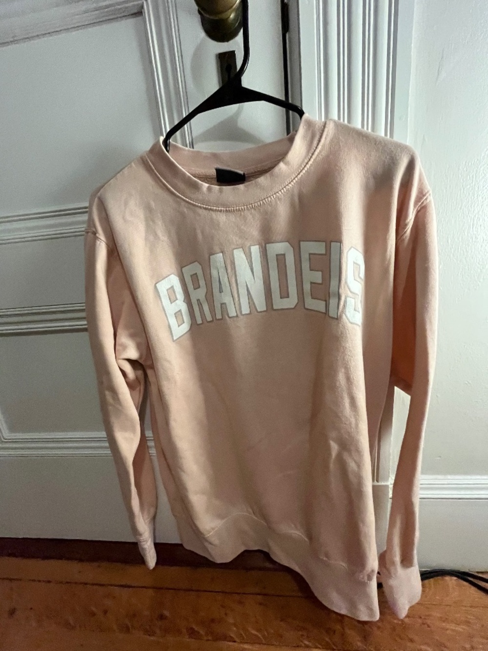 Brandeis University Pink Crew Neck Sweatshirt Size Small